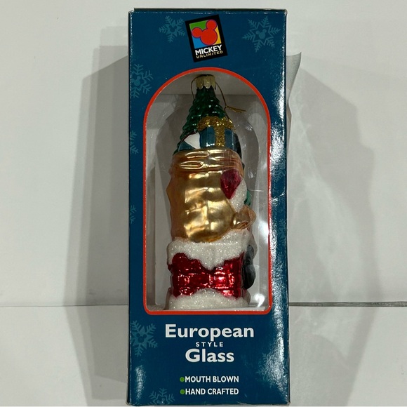 Mickey Mouse Christmas Ornament European Style Glass - Picture 3 of 9